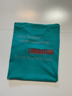 Vintage EXIXIR Technologies When Business Means Documents Computer T-Shirt